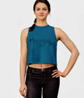 Savvy Girl Crop Top — Feminine Graphic Women's Crop Tank